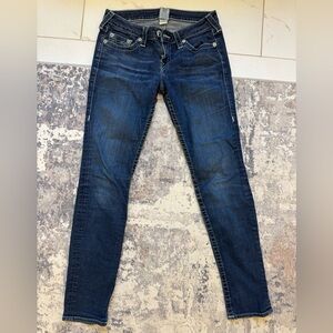 True Religion Dark Blue Skinny Jeans